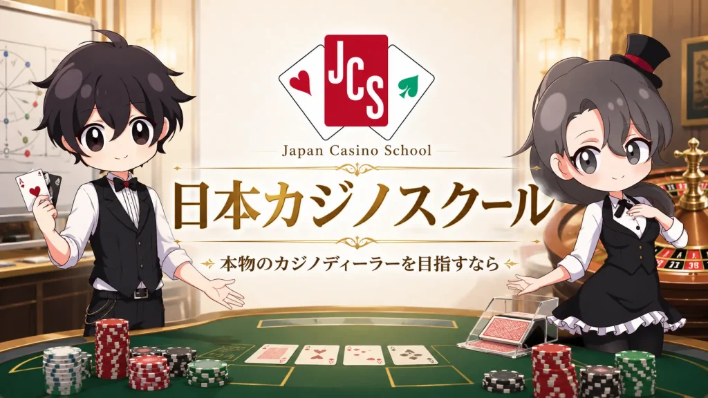 日本カジノスクール、カジノ、ディーラー、紹介
