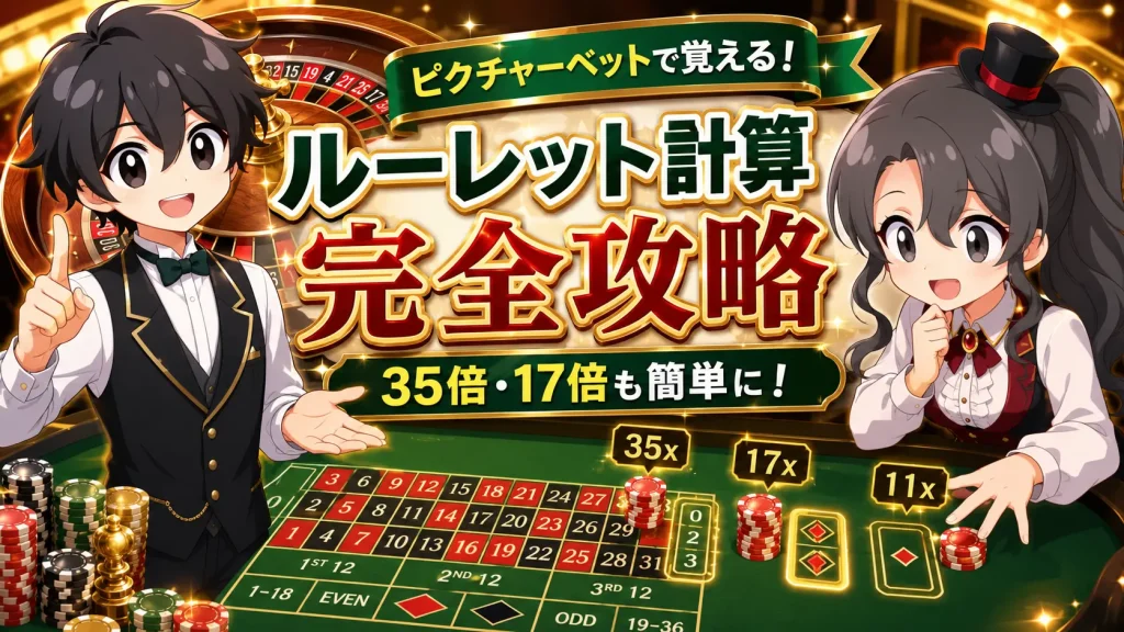 ルーレット,Roulette,ピクチャーベット,Picture Bet、計算、コツ