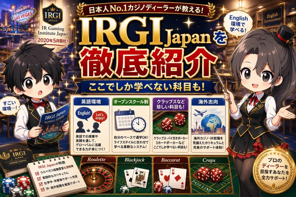 カジノ、スクール、IRGIJAPAN
