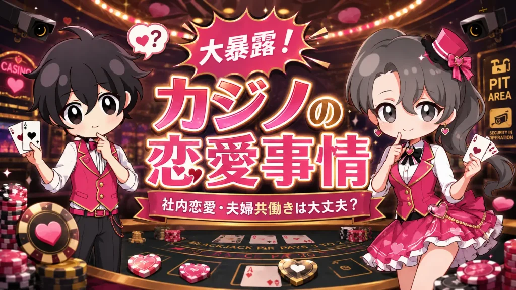 カジノ、恋愛、事情、社内恋愛、夫婦