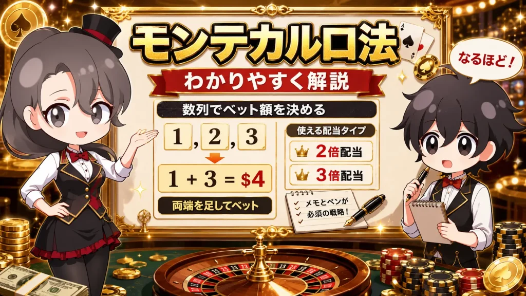 モンテカルロ法、モンテカルロ、カジノ、解説、紹介、ディーラー