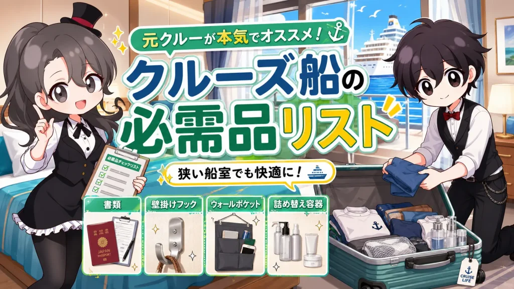 クルーズ、船、船員、持ち物、必要