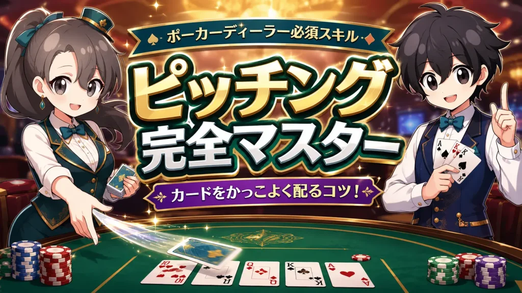 ピッチング、ポーカー、テキサスホールデム、方法、コツ