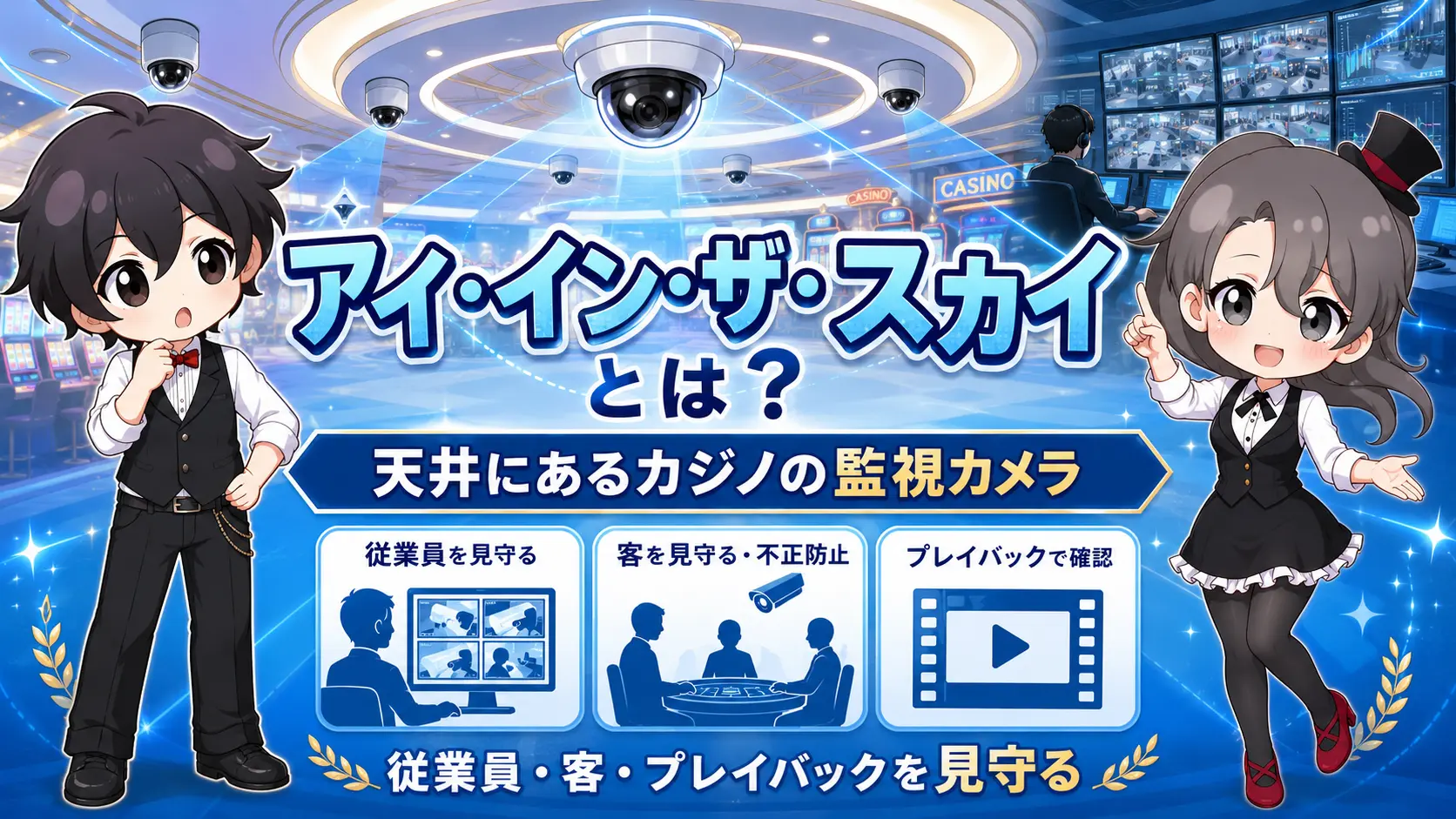 アイインザスカイ、Eye in the sky、監視、カメラ、カジノ