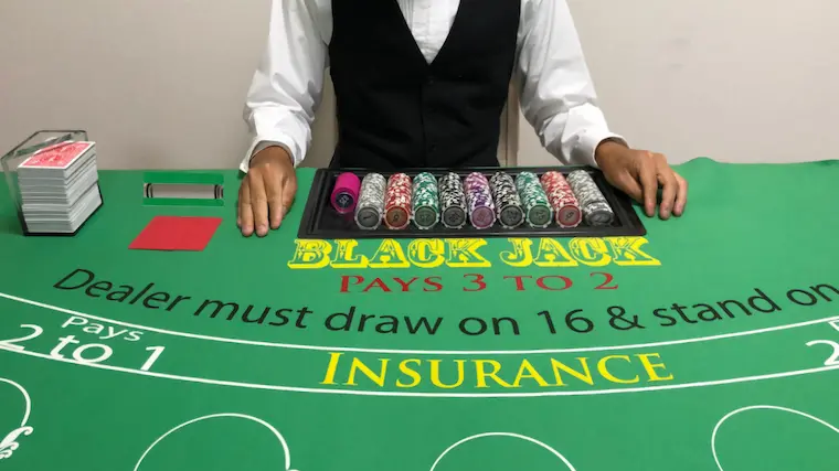 ブラックジャック、ディーリング、テーブル、シャッフル、blackjack、dealing、shaffule