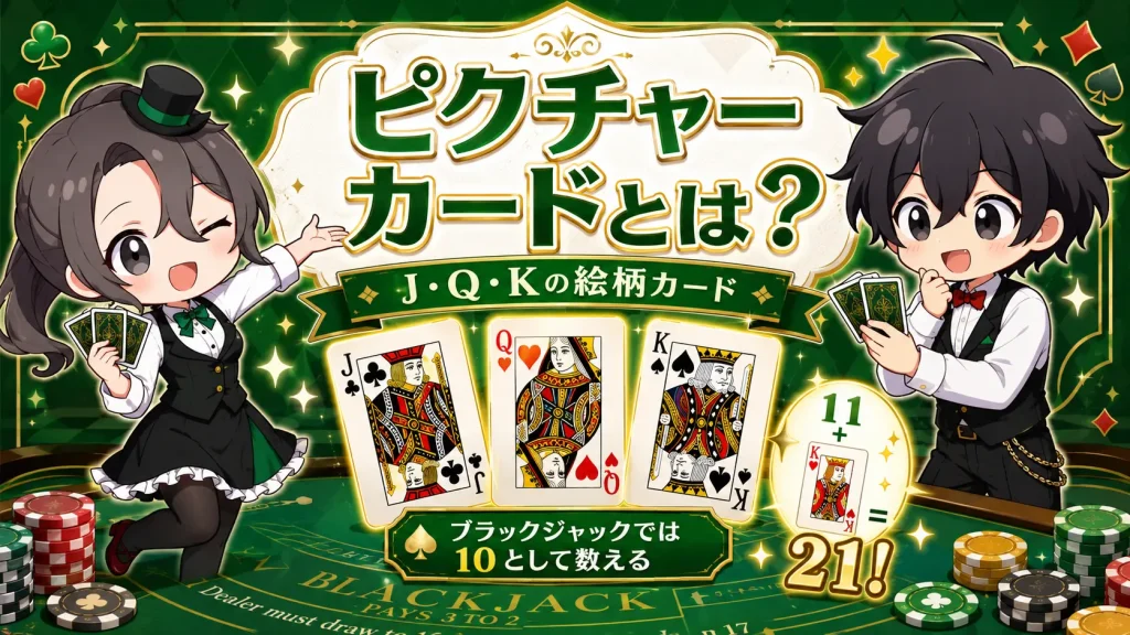 カジノ、casino、ピクチャー、picture、カード、card、絵柄