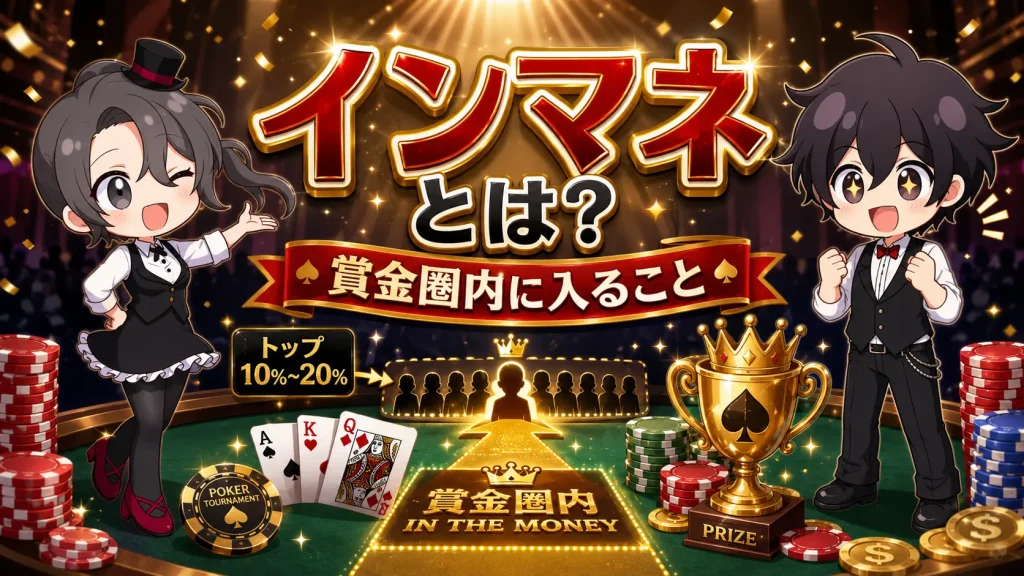 インマネ、in the money、ポーカー、トーナメント