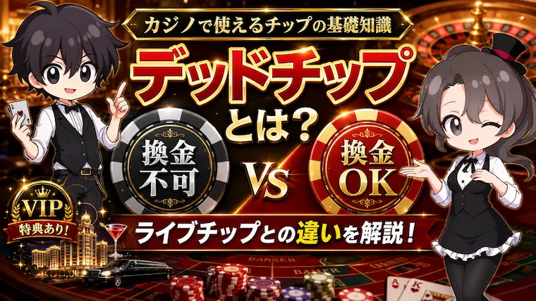 カジノ、casino、チップ、デッドチップ、ライブチップ