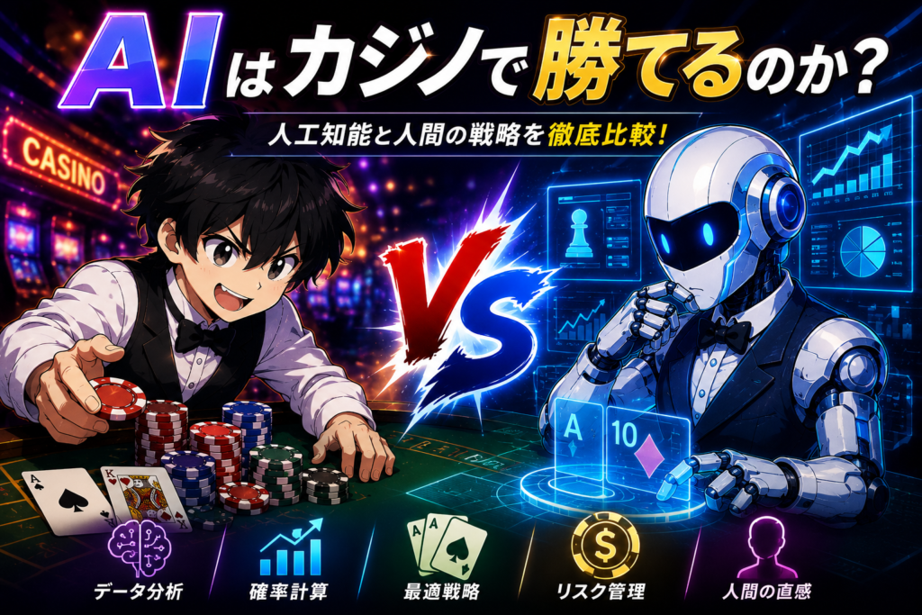 AI,ギャンブル, 勝ち方,カジノ,ChatGPT,攻略