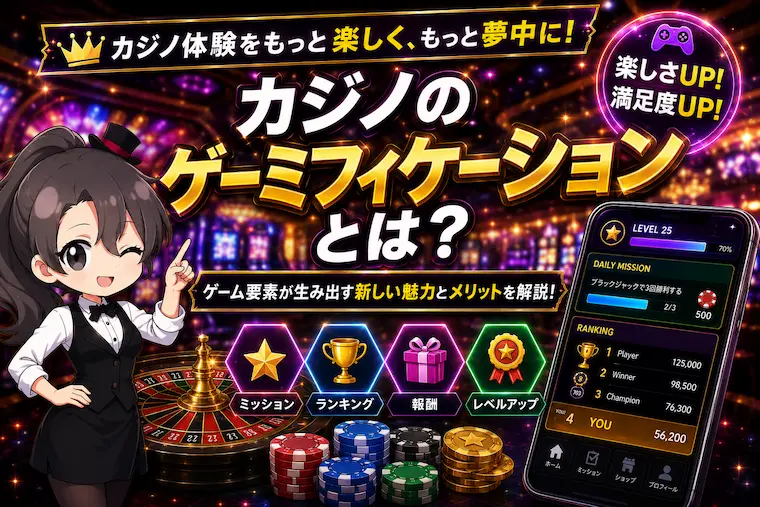 ゲーミフィケーション カジノ, ギャンブル ゲーム化, 若者 ギャンブル 日本, カジノ 心理設計, スロット ドーパミン, ガチャ 中毒, 行動経済学 ギャンブル