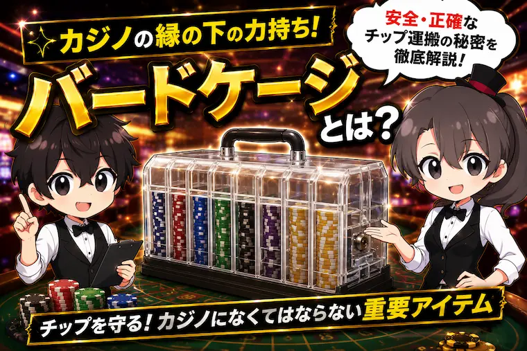 バードケージ, Bird Cage, カジノ 裏側, チップ管理, カジノ 用語, カジノ 道具, カジノ セキュリティ, キャッシャー, カジノ 業務