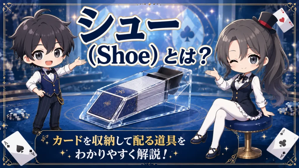 シュー Shoe カジノ用語 カードシュー バカラ ブラックジャック カジノディーラー